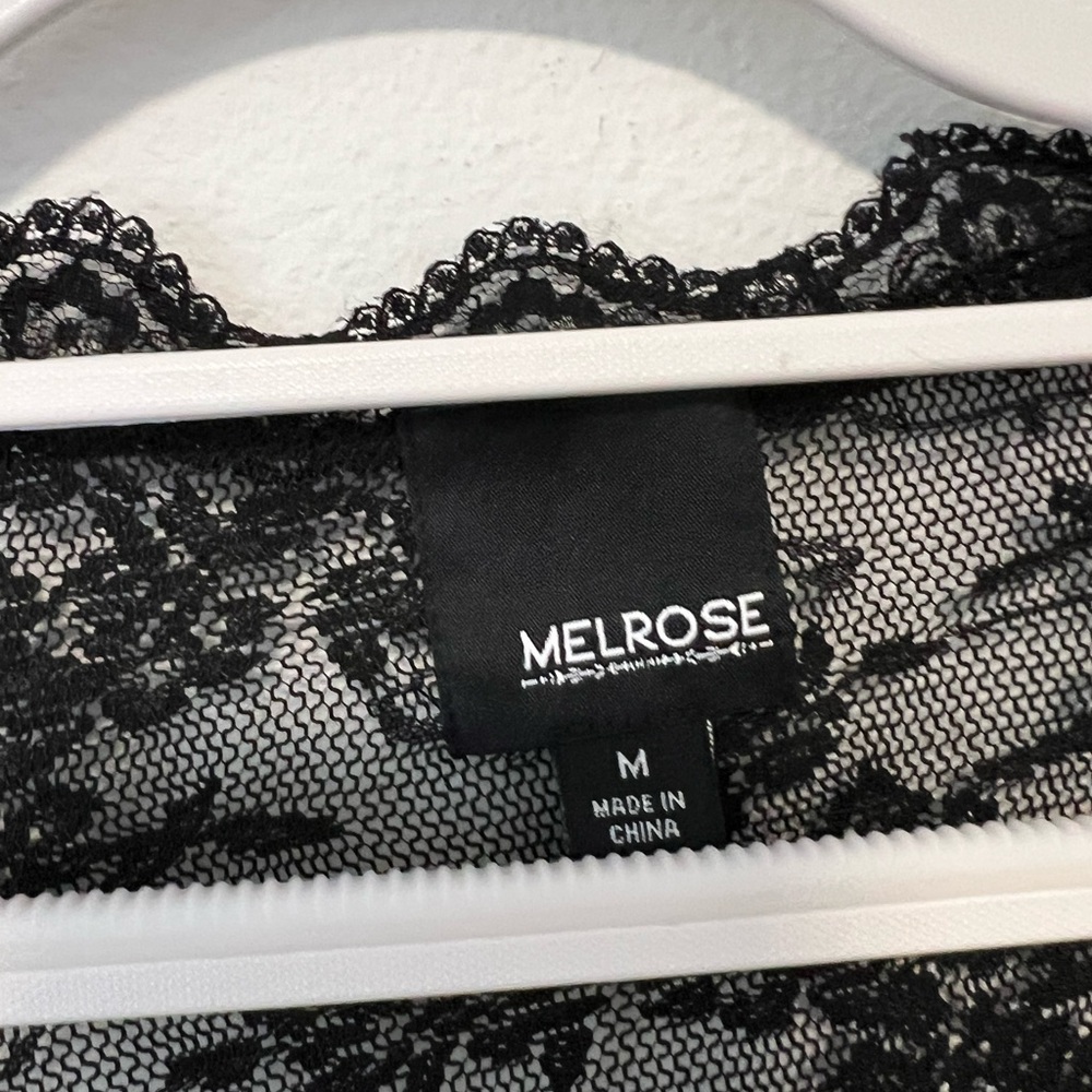 Melrose Black Lace Shrug Bolero - Picture 2 of 7